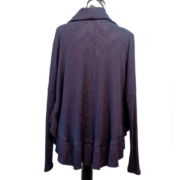 Anthropologie 9-H15 STCL Orley Metallic Cowl Neck Sweater - Picture 4 of 16